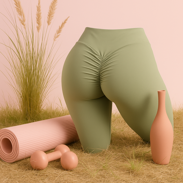 V Back Scrunch Butt Leggings